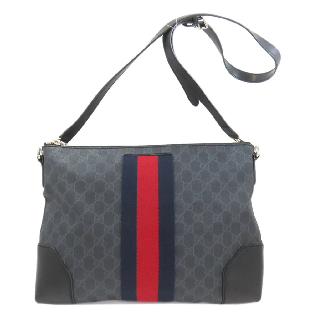GUCCI Black Messenger Shoulder Bag